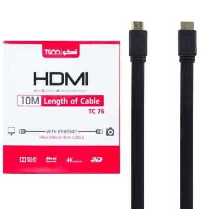 خرید آنلاین کابل HDMI تسکو مدل TC 76 به طول 10 متر در زنجان